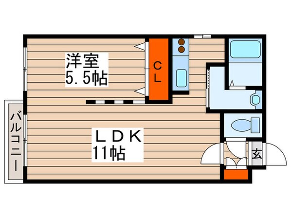 フォンテ－ヌ福住の物件間取画像